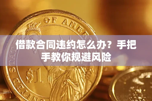 武汉借款合同违约怎么办？手把手教你规避风险