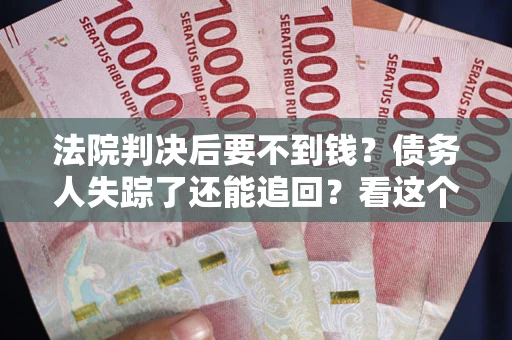 武汉法院判决后要不到钱？债务人失踪了还能追回？看这个方法！