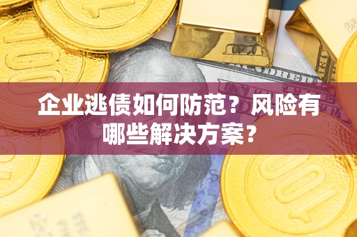 武汉企业逃债如何防范？风险有哪些解决方案？