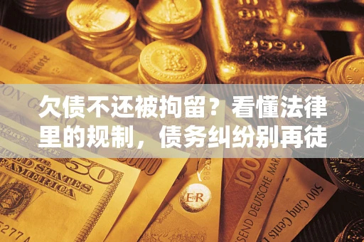 武汉欠债不还被拘留？看懂法律里的规制，债务纠纷别再徒劳奔波