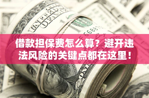 武汉借款担保费怎么算？避开违法风险的关键点都在这里！