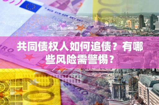 武汉共同债权人如何追债？有哪些风险需警惕？