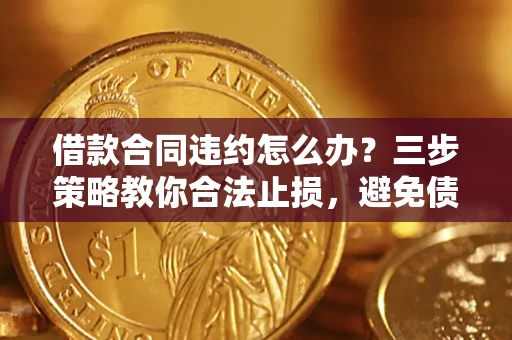 武汉借款合同违约怎么办？三步策略教你合法止损，避免债务危机升级