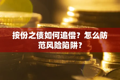 武汉按份之债如何追偿？怎么防范风险陷阱？