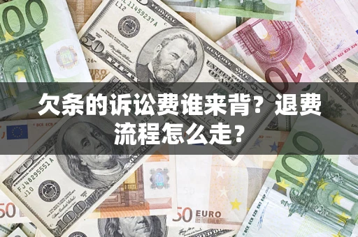 武汉欠条的诉讼费谁来背？退费流程怎么走？